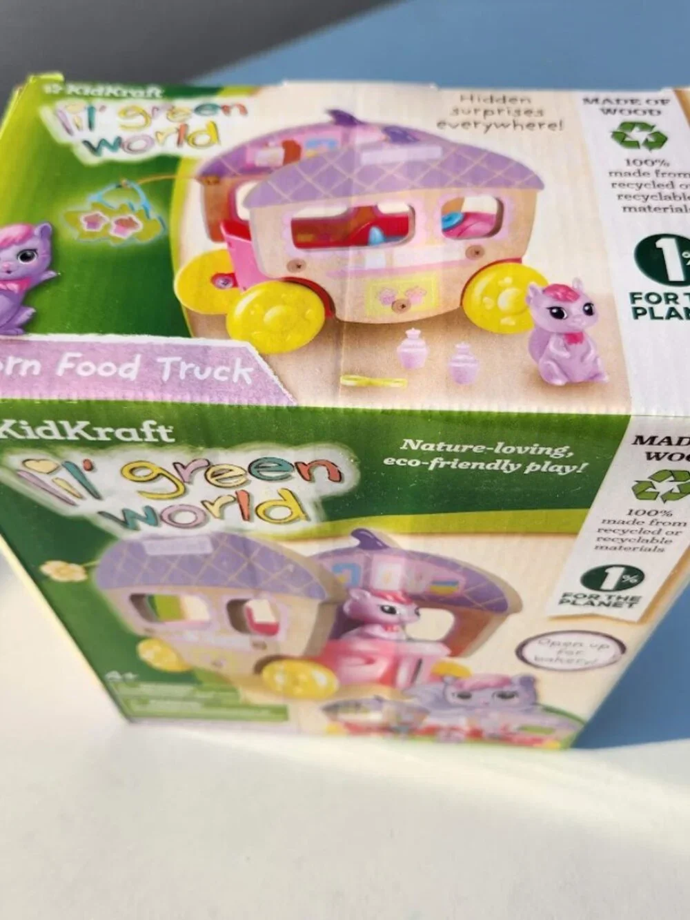 NEW KidKraft Squirrel Wooden Food Truck Doll Figure Bakery Montessori Playset Ec